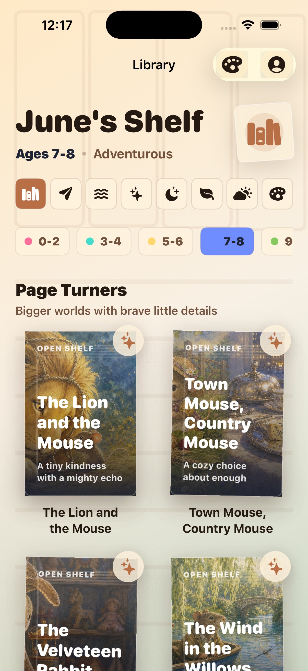 WonderShelf bookshelf preview
